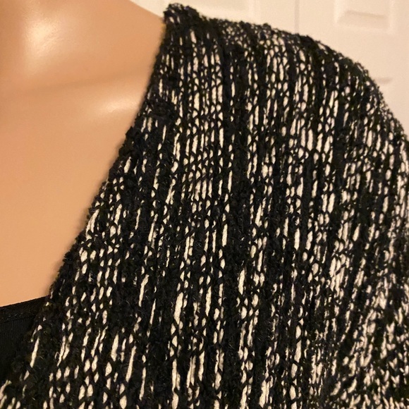 Nic+Zoe Fringe Knit Tweed Jacket MP - Picture 6 of 10